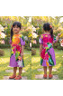 Hand Painted Rayon Kids Dress Hand Painted Rayon Kids Dress